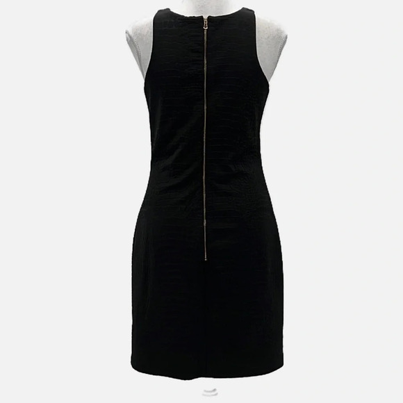 Amanda Uprichard Textured Faux Reptile Racerback Dress in Black - Size XS - Picture 3 of 6